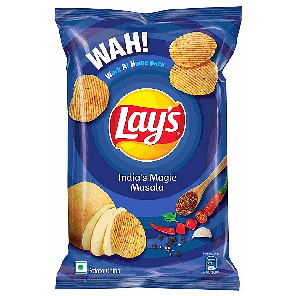 Lay's India's Magic Masala Potato Chips : 80 g