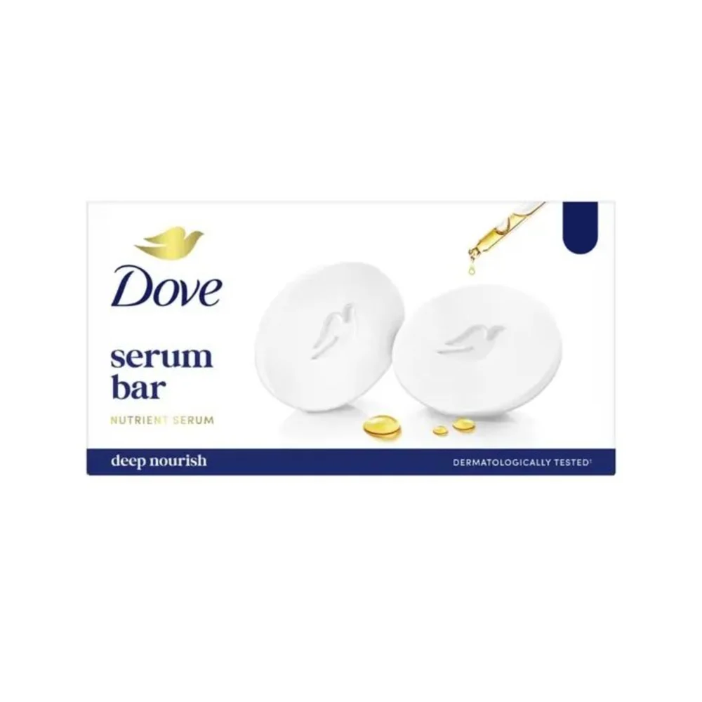 Dove Serum Bathing Bar : 4x125 g