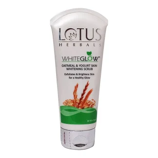 Lotus Herbals Oatmeal & Yogurt Skin Whitening Scrub : 100 g
