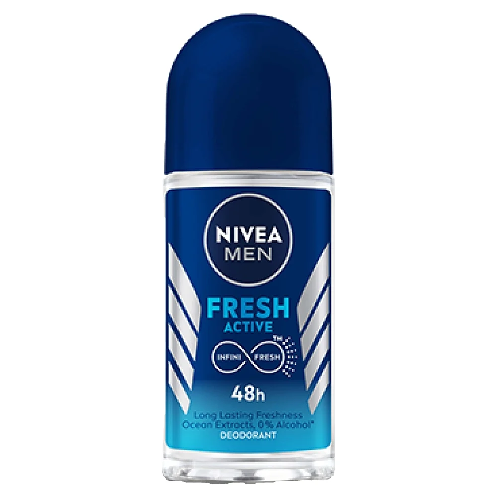 Nivea Men Fresh Active Roll-On : 50 ml