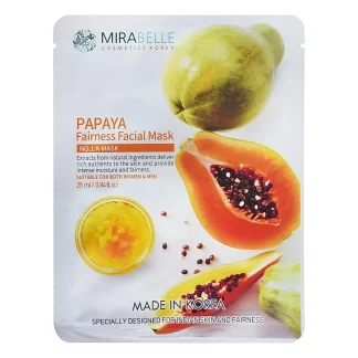 Mirabelle Papaya Fairness Facial No.1 K-Mask : 25 ml