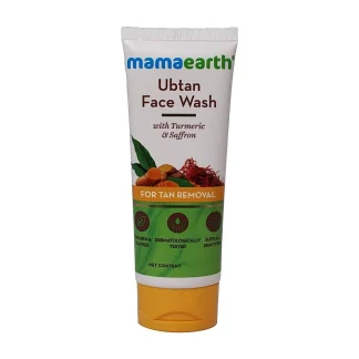 Mamaearth Ubtan Face Wash For Tan Removal : 100 ml