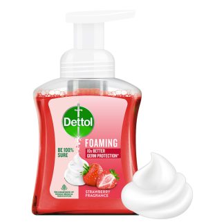 Dettol Foaming Strawberry Fragrance Handwash : 250 ml