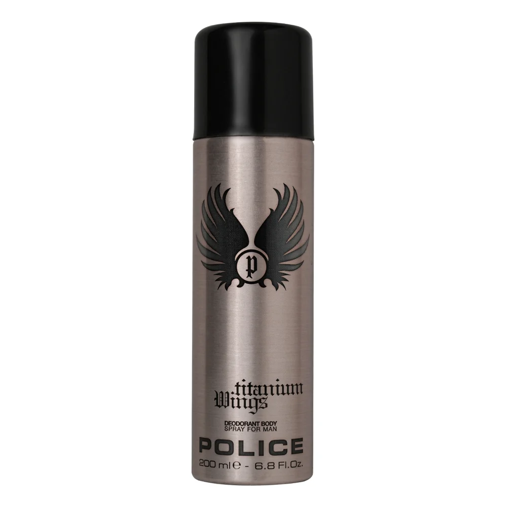 Police Wings Titanium Deodorant Body Spray For Men : 200 ml