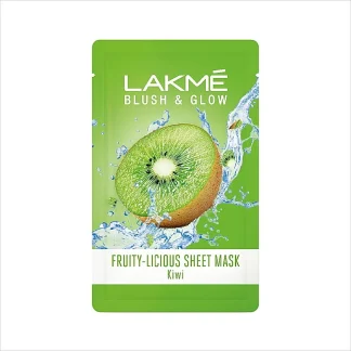 Lakme Blush & Glow Kiwi Sheet Mask : 20 ml