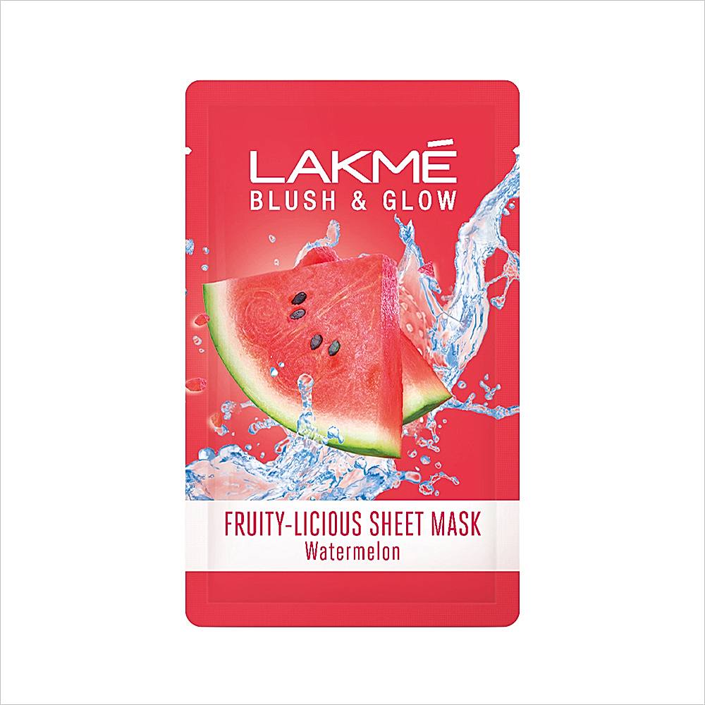 Lakme Blush & Glow Watermelon Sheet Mask: 20 ml