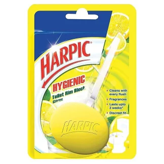 Harpic Hygienic Toilet Citrus Rim Block : 26 g