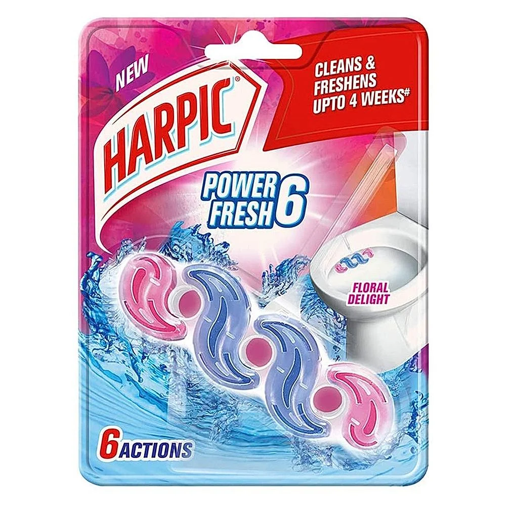 Harpic Floral Delight Toilet Rim Block : 35 g