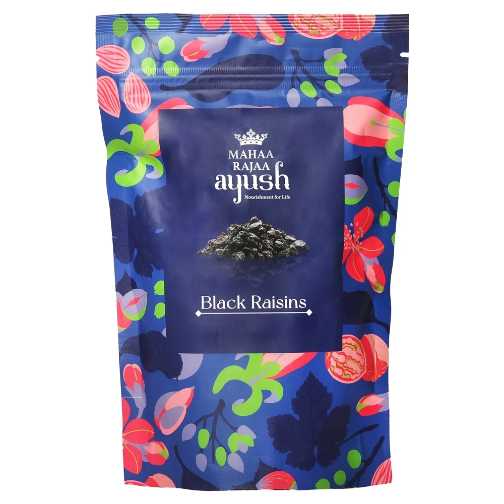 Mahaa Rajaa Ayush Black Raisins : 225 g
