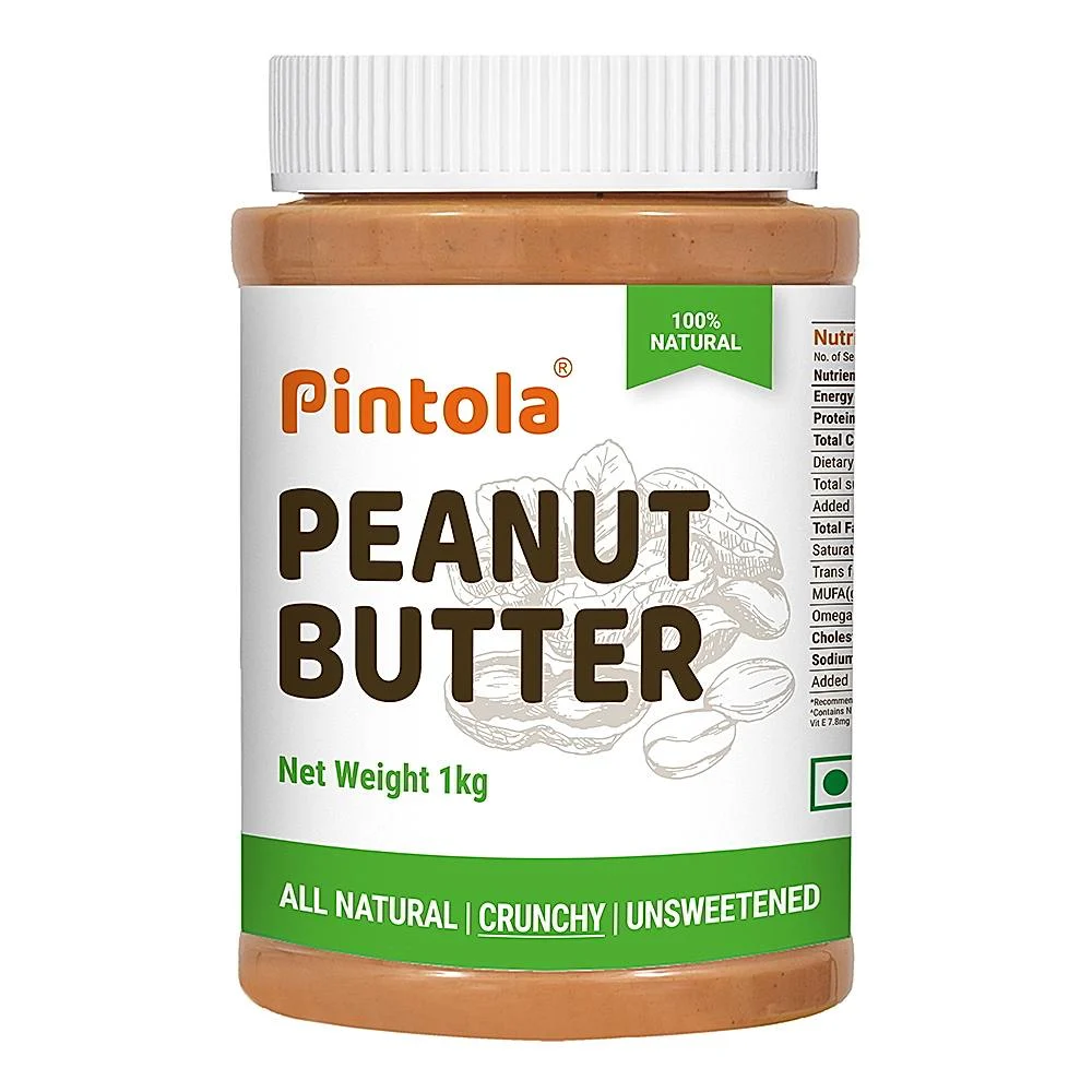 Pintola Peanut Butter Crunchy Unsweetened : 1 kg