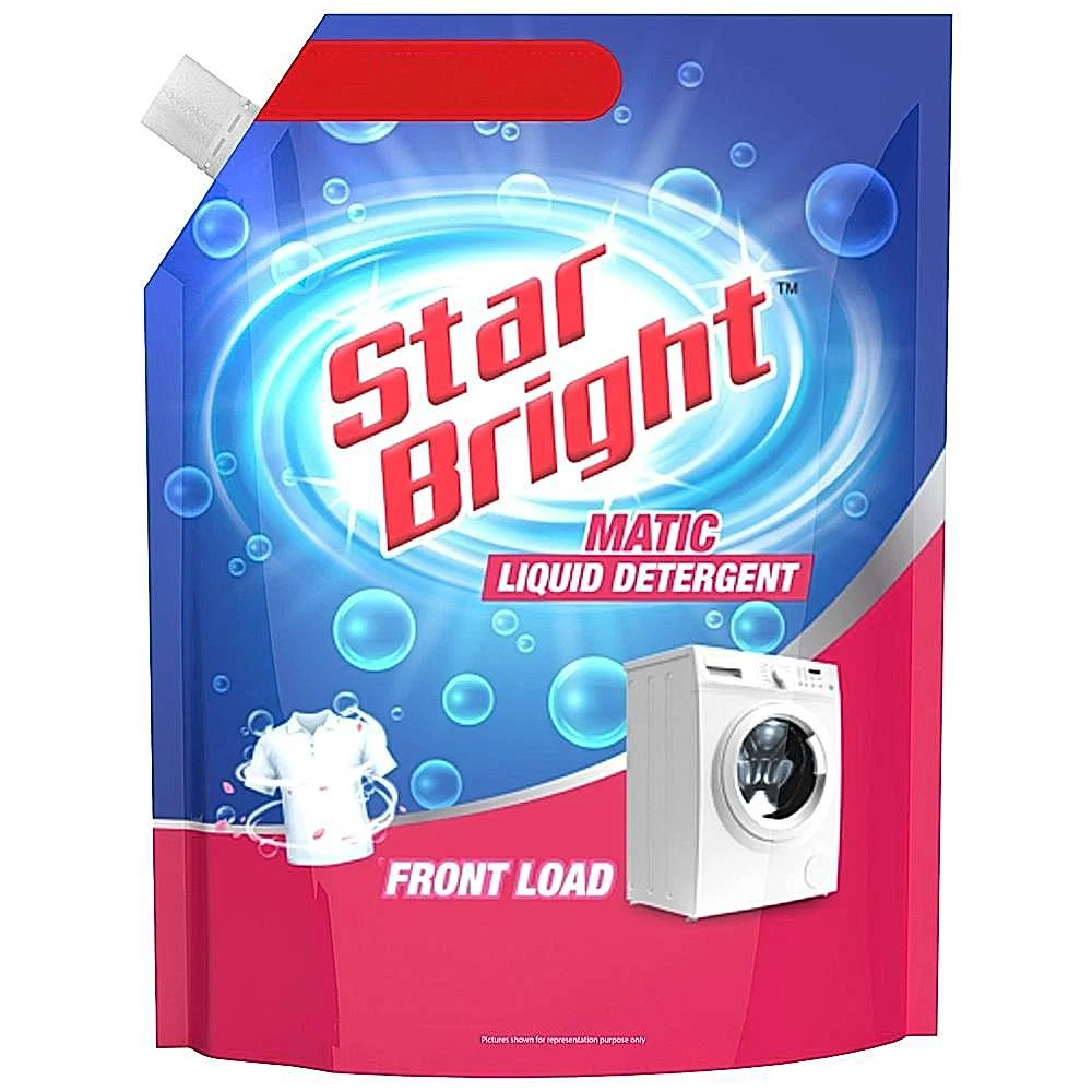 Star Bright Matic Liquid Detergent Front Load : 4 L