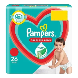 Pampers Happy Skin Pants – L : 26 U