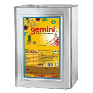 Gemini Sunflower Oil Tin : 13 kg