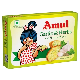 Amul Garlic & Herbs Buttery Spread : 100 g