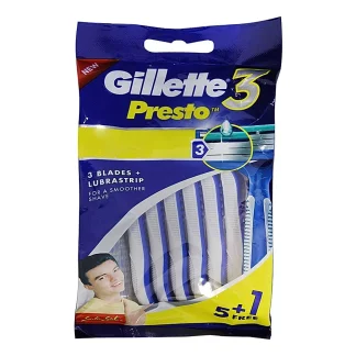 Gillette 3 Presto : 5 Razors