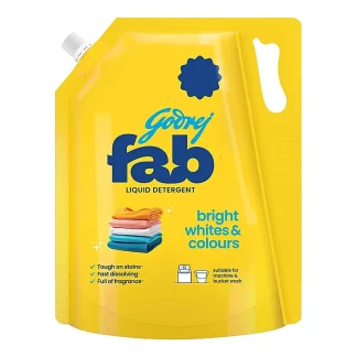 Godrej Fab Liquid Detergent Pouch : 4 L