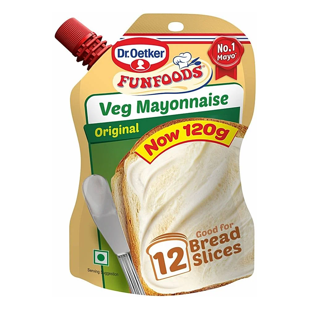 Dr. Oetker FunFoods Veg Mayonnaise Original : 120 g