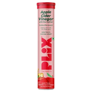 Plix Apple Cider Vinegar Bubbly Effervescent Tablet : 63 g