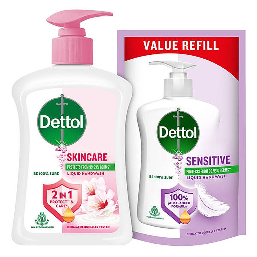 Dettol Liquid Handwash Pump - Skin Care: 200 ml