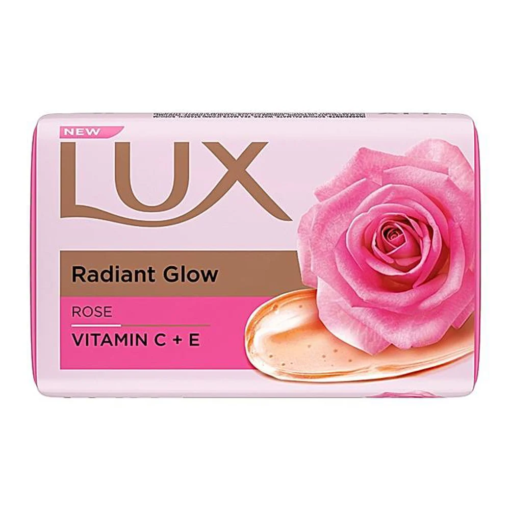 Lux Radiant Glow Rose & Vitamin C+E Beauty Soap : 3X150 g