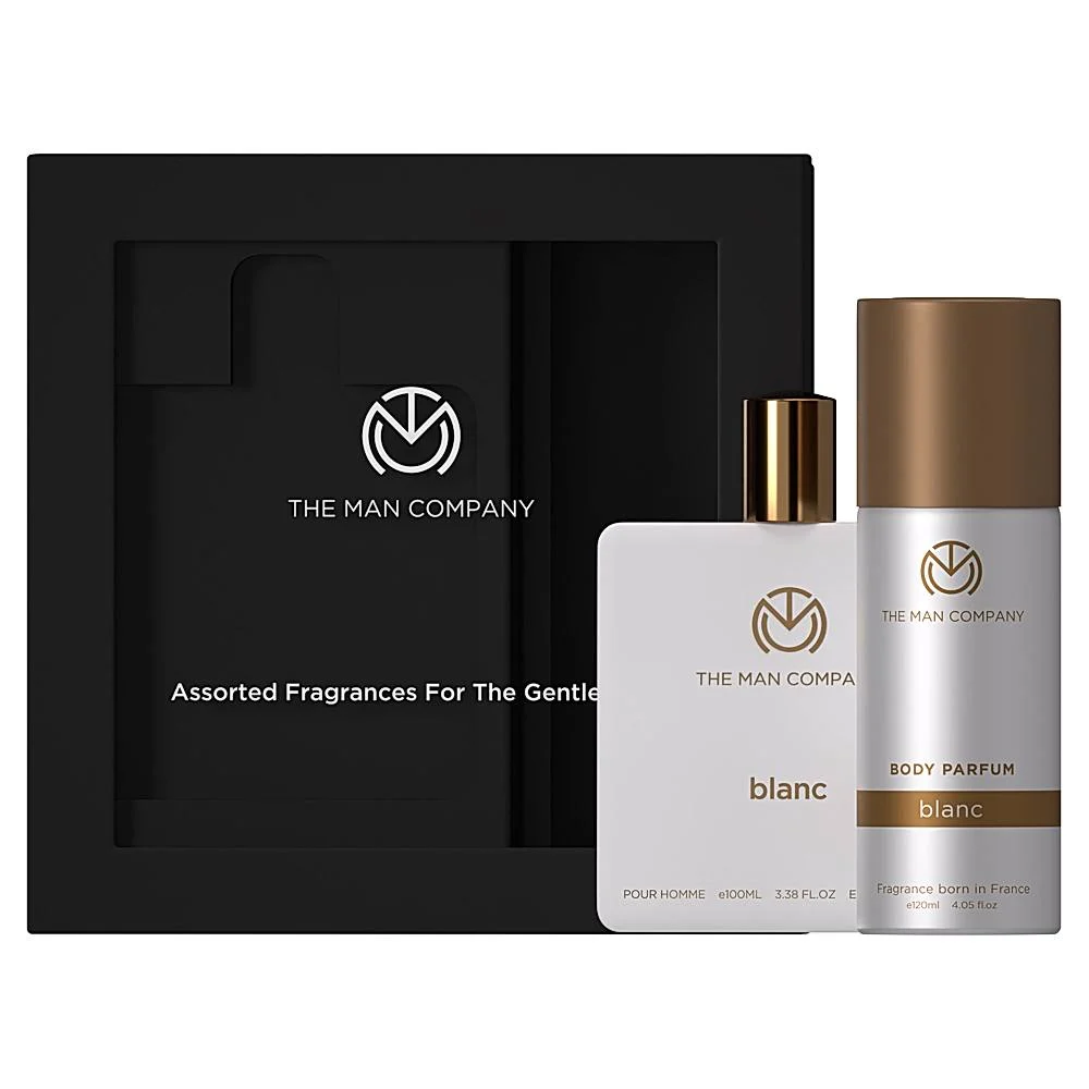 The Man Company Blanc Body Parfum (120 ml) + Eau De Toilette (100 ml) : 1 Unit