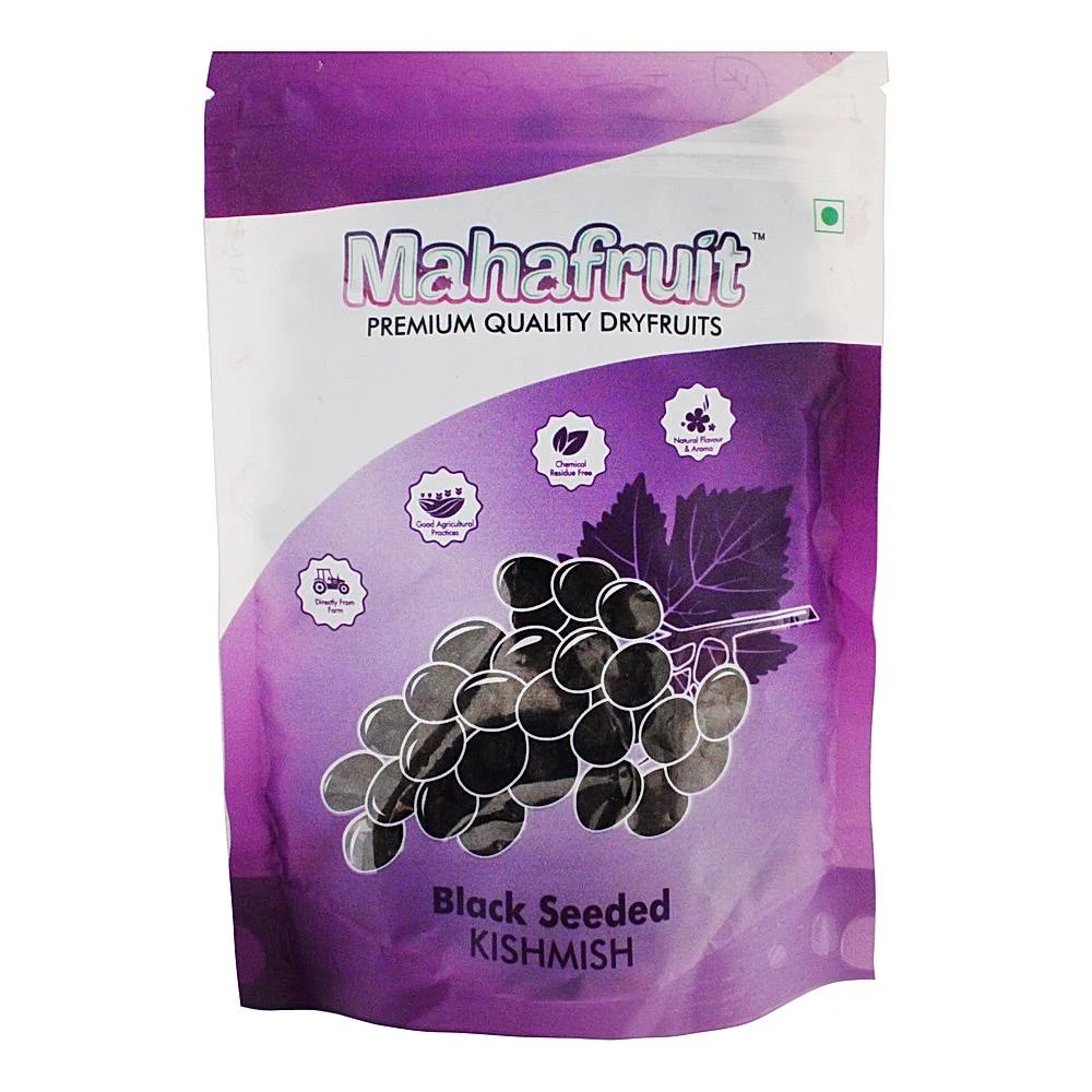 Mahafruit Black Seeded Kishmish: 200 g