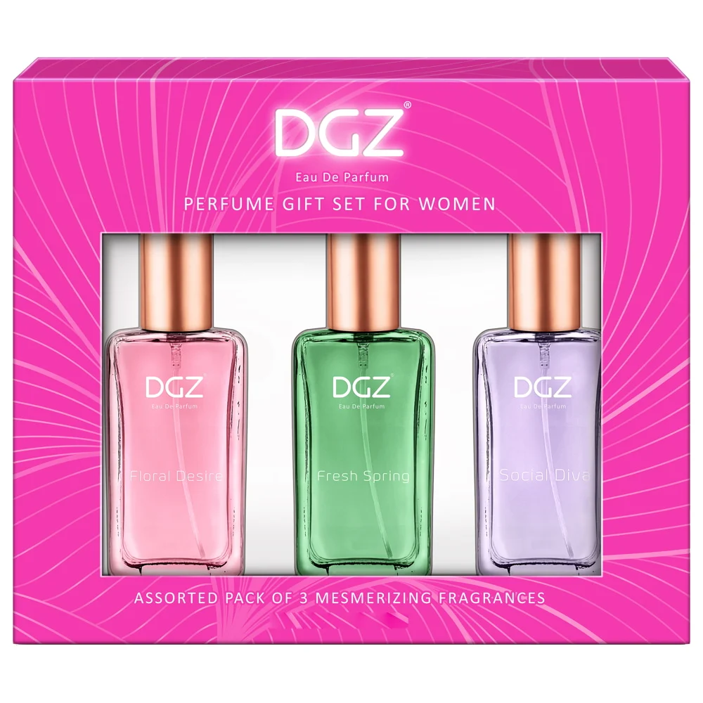 DGZ Women Perfume Gift Set : 3x30 ml