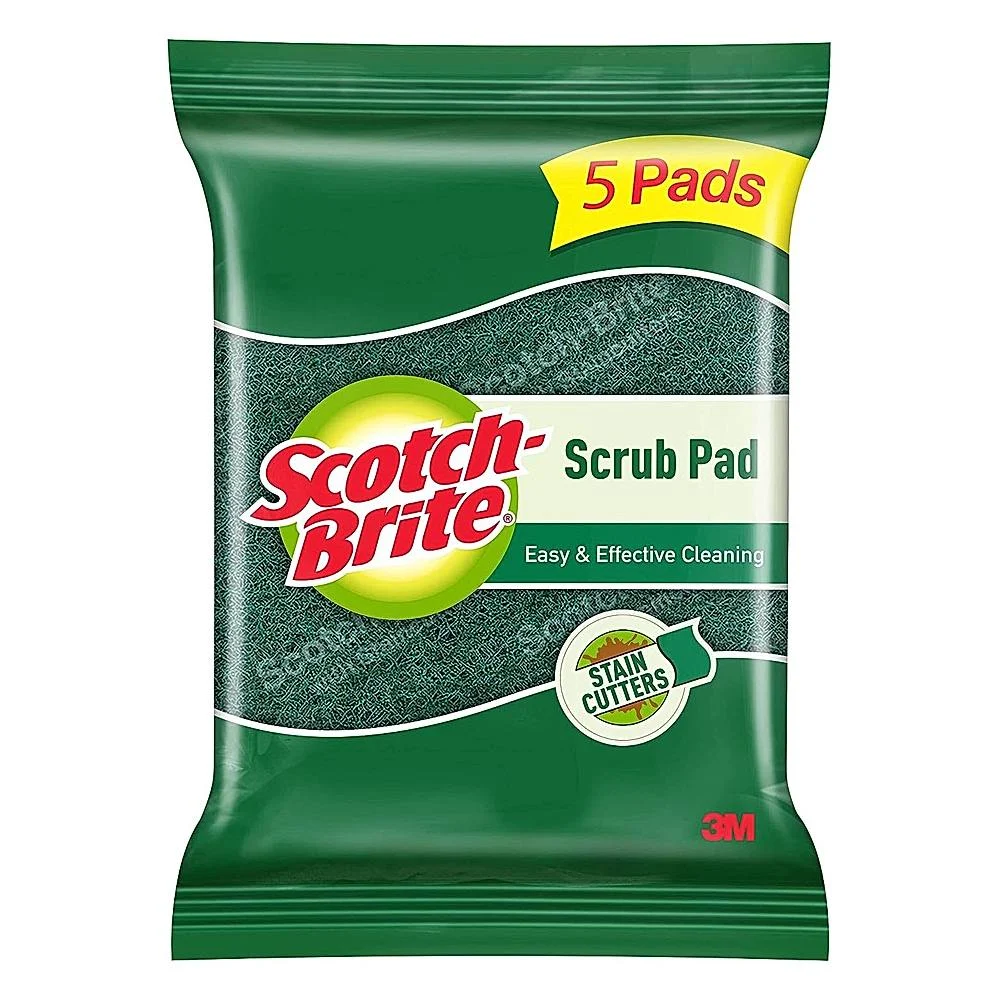 Scotch Brite Scrub Pad (7.5 X 10) : 5 Units