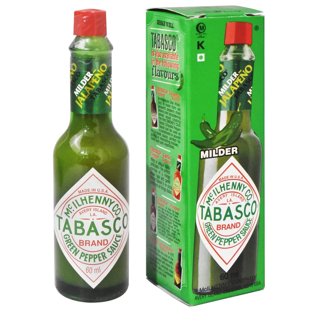 Tabasco Mild Green Pepper Sauce : 60 ml