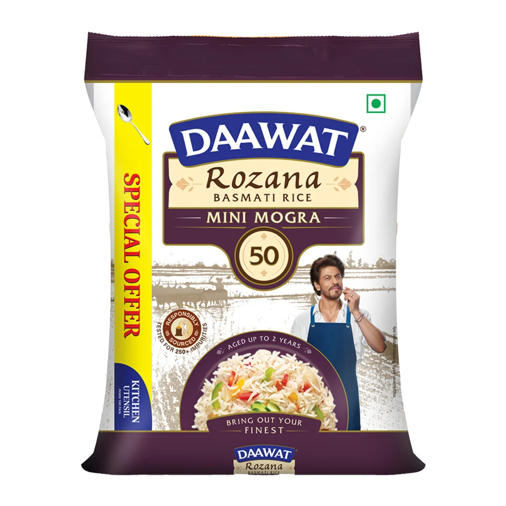 Daawat Rozana Mini Mogra Basmati Rice (Broken) : 5 kg