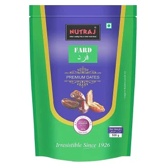 Nutraj Fard Premium Seeded Dates : 500 g