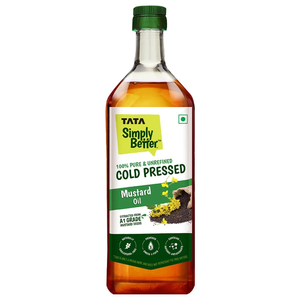 Tata Simply Better Cold Pressed Mustard Oil : 910 g