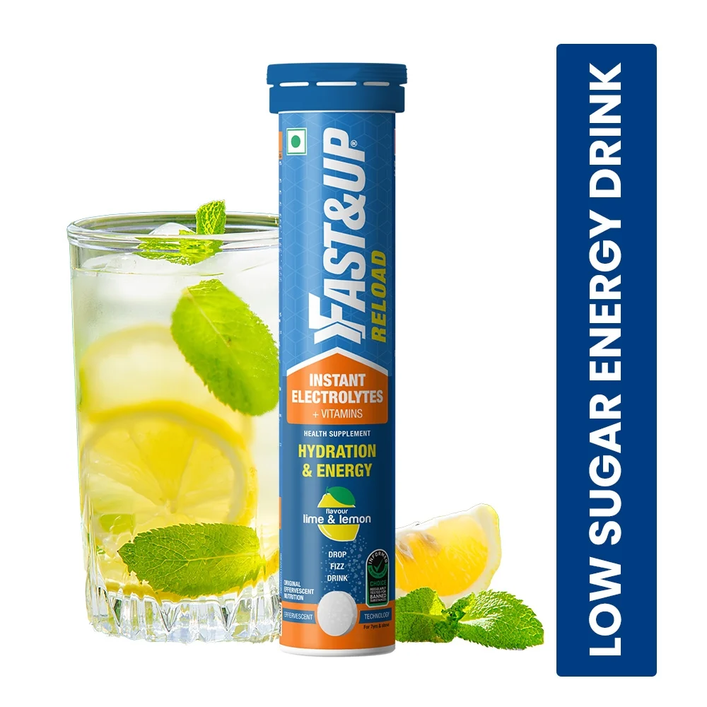 Fast & Up Reload Instant Electrolytes Tablet - Lime & Lemon : 20 Unit