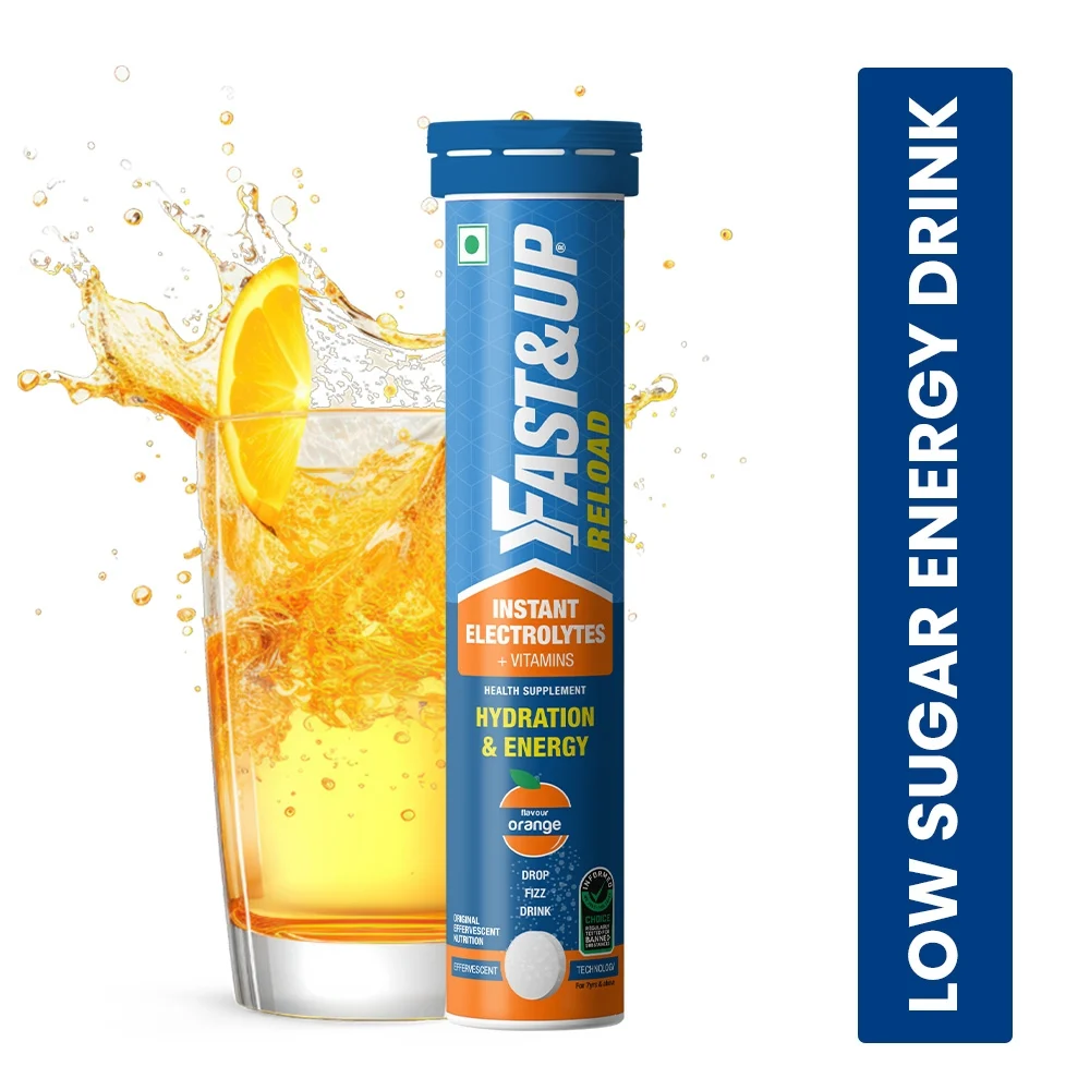 Fast & Up Reload Instant Electrolytes Tablet - Orange : 20 Unit
