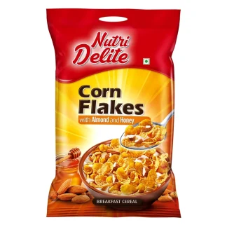 Nutri Delite Corn Flakes With Almond & Honey : 170 g