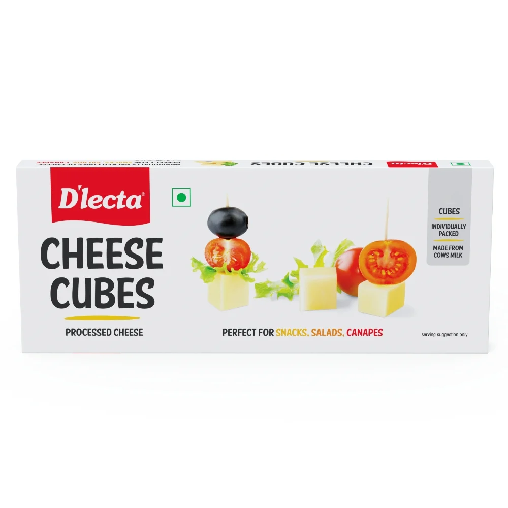 D'lecta Cheese Cubes : 200 g