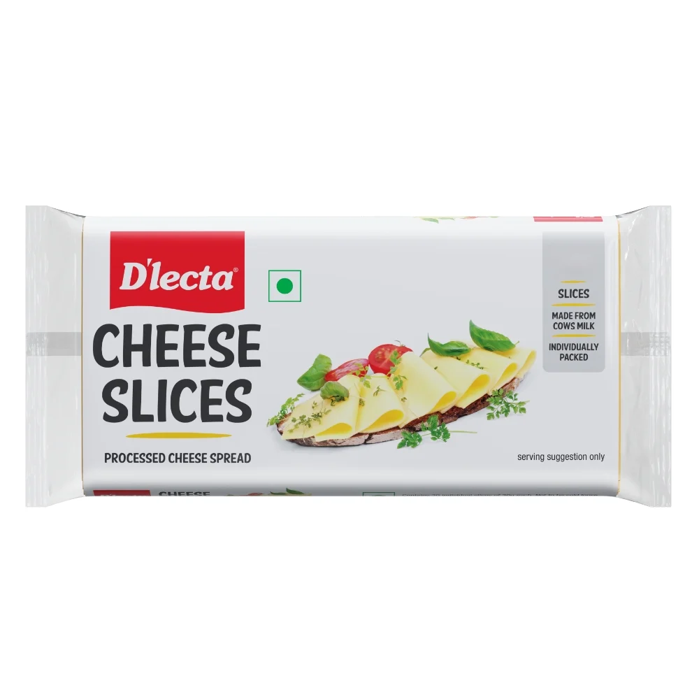 D'lecta Cheese Slices : 400 g