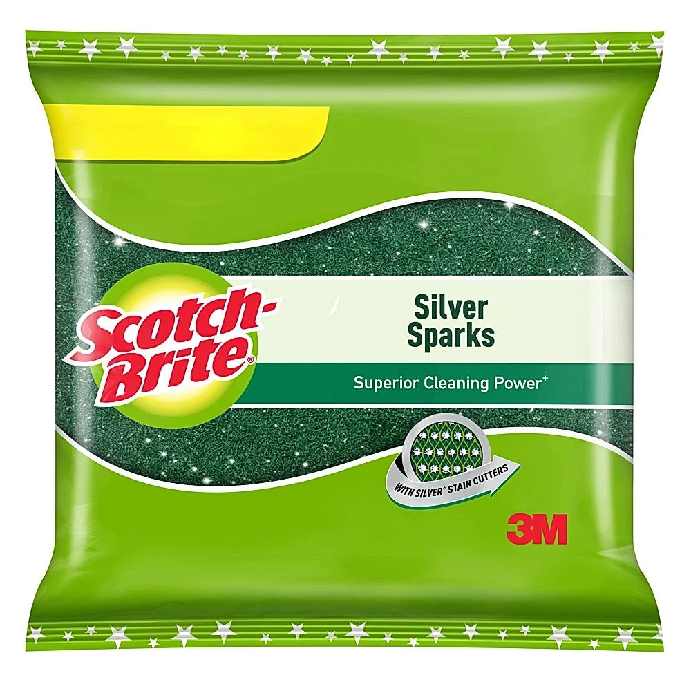 Scotch-Brite Scrub Pad 9.5x14 cm : 3 Units