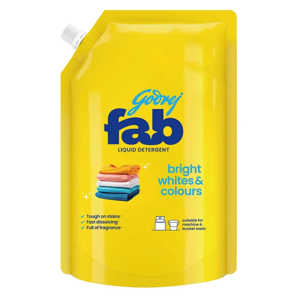 Godrej Fab Liquid Detergent Pouch : 2 L