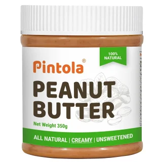 Pintola Peanut Butter Creamy Unsweetened: 350 g