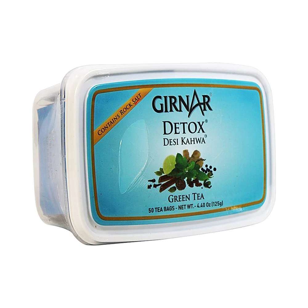 Girnar Detox Desi Kahwa Green Tea: 50 Tea-Bags