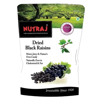 Nutraj Black Raisins: 200 g