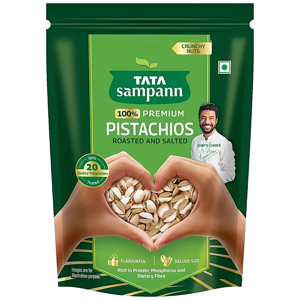 Tata Sampann Pistachios Roasted & Salted: 200 g