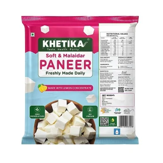 Khetika Soft & Malaidar Paneer: 200 g