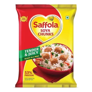 Saffola Mealmaker Soya Chunks: 400 g
