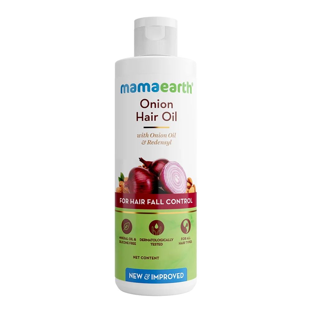 Mamaearth Onion Hair Oil With Redensyl: 200 ml