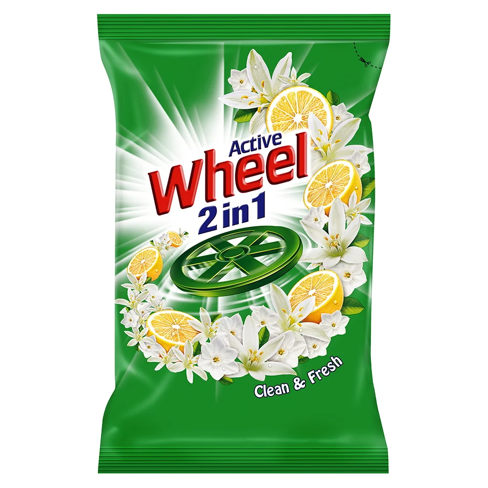 Wheel Green Lemon & Jasmine Detergent Powder: 1 kg