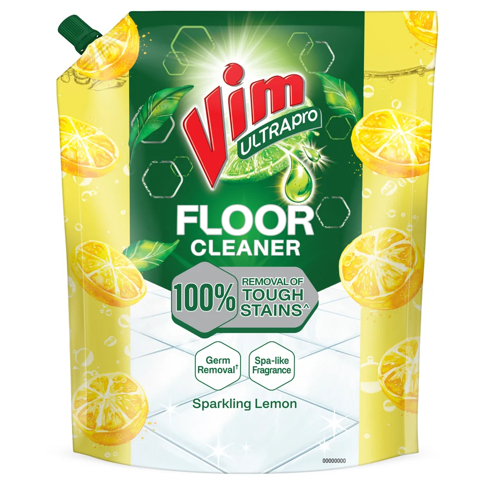 Vim Ultrapro Floor Cleaner Sparkling Lemon: 1.8 L