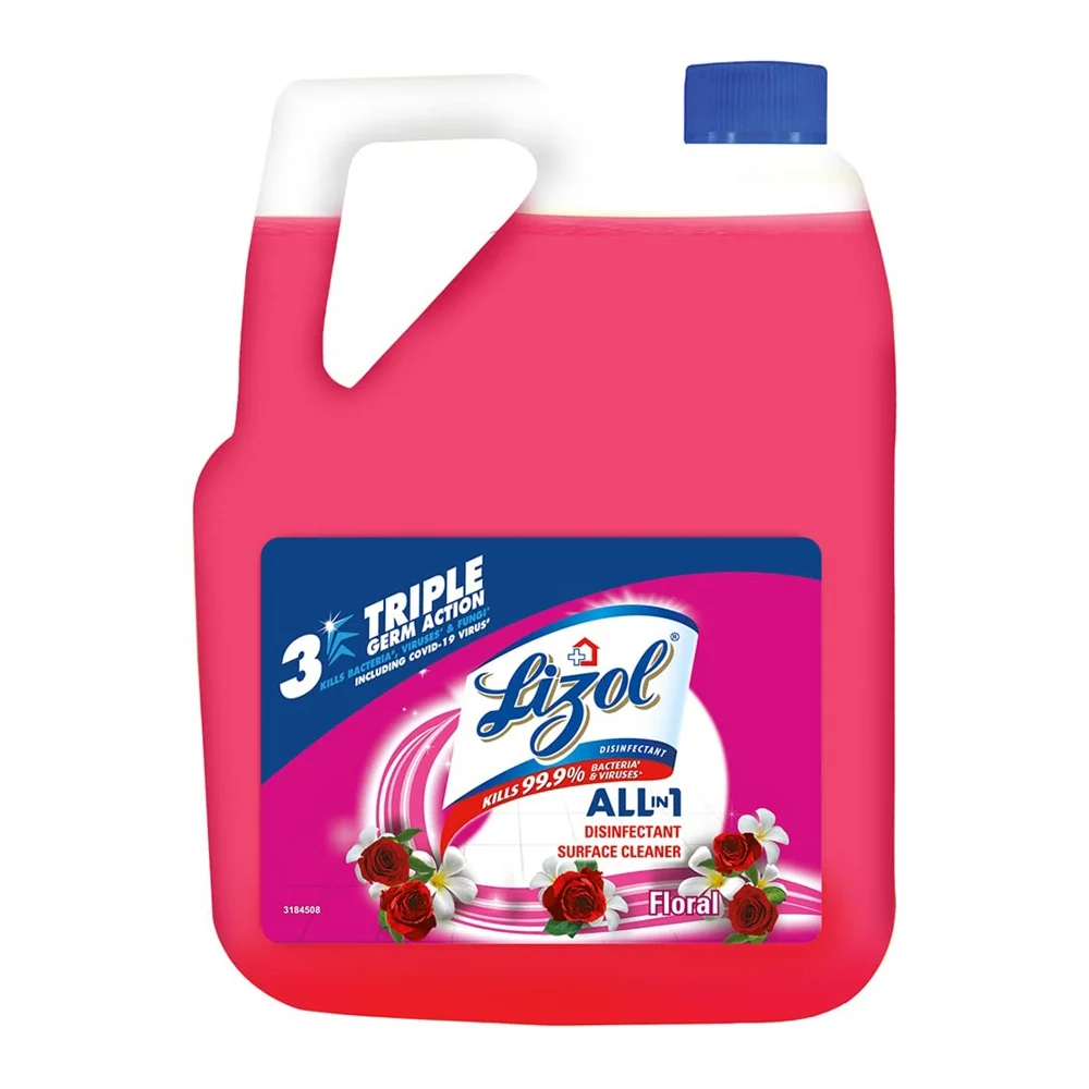 Lizol Floor Cleaner - Floral: 5 L