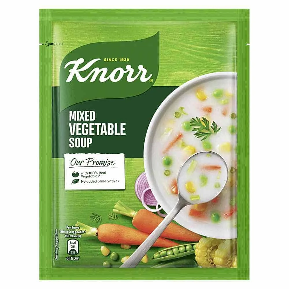 Knorr Mixed Vegetable Soup: 40 g